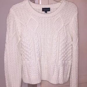 Topshop size 4 white sweater
